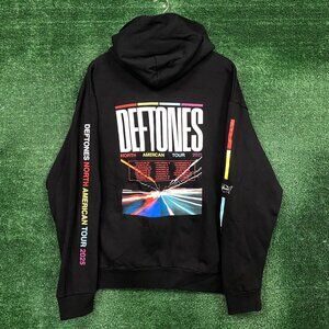 Deftones North American Tour Graphic Oversized Hoodie Size Medium